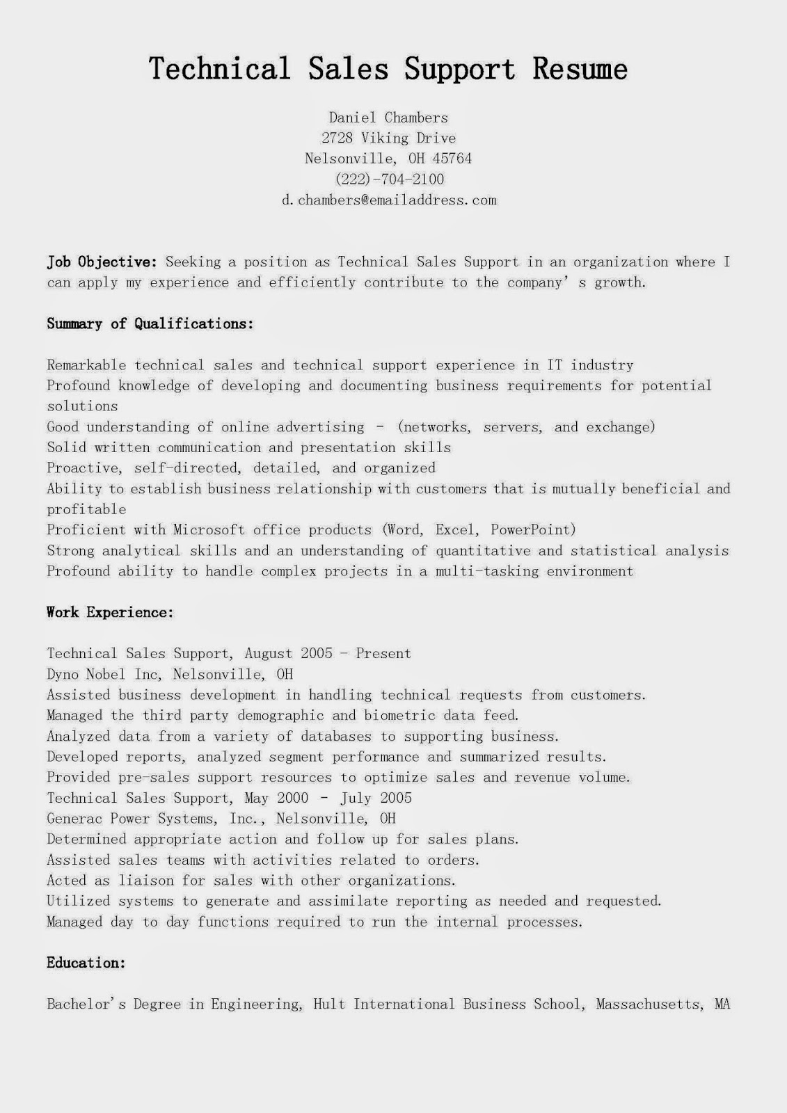 Abstractor resume example